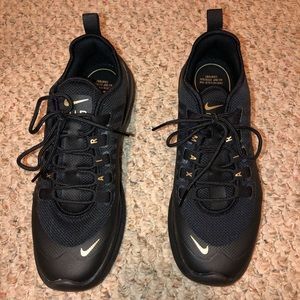 Black and gold Nike air max